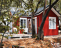 A red cabin
