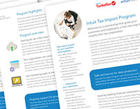 Intuit Product Marketing Materials