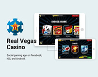 Real Vegas Casino - UI / Illustration