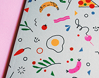 Foodie notebooks for Paperole.