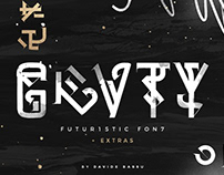GRVTY – Futuristic Font By: Davide Bassu