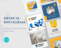 Medical Canva Instagram template