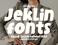 Jeklin Casual Luxury Font