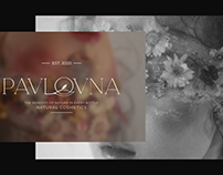 Brand identity of cosmetics Pavlovna