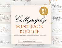 The Calligraphy Font Bundle