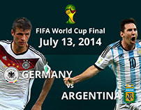 FIFA World Cup 2014 Final | GER vs ARG | Infographics
