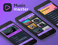 Music app UX/UI concept