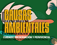 CAUSAS AMBIENTALES - CAMPAÑAS.