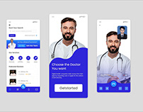 Medical Mobile App UIUX Design