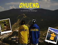 OHUENO. E-commerce Redesign Website Clothing Store