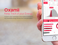 Oxamii App UI Design