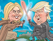 Clinton Vs Trump Star Wars