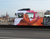 Landesgartenschau 2018 Tramway- Design / Painting