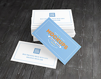 [90x50] Business Cards Mock-ups