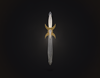 Moon knife (inspired by Moon Knight)