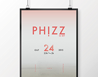 Phizz dj set // poster