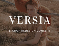 Versia E-commerce Redesign Concept