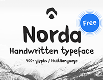 Norda Handwritten Font