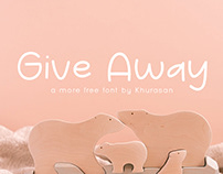 Give Away free font for commercial use