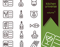 kitchen universe volume 1 free icon set