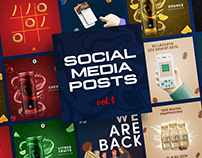 Social Media Posts vol.1 / 2022