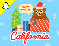 50 States Holiday Filters - Snapchat