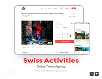 Travelling site UI/UX Design- Swiss Activities