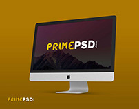 Apple iMac Pro Free PSD Mockup