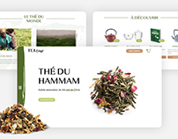 Tea website design