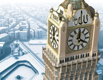 Dokkae Tower (Saudi Arabia) / Carbon fibre clock hands 