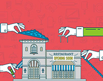 Restaurant Technology Blog Illustrations