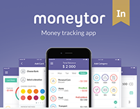Moneytor Expenses tracking app for lazy people