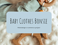 Online store of baby clothes |UX/UI design