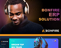 Bonfire ERP Solution UI Design by CeylonX