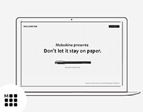 Moleskine Pen+ Ellipse - Landing page - UI/UX