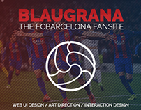 Blaugrana - FC Barcelona Fan Site | Web Design
