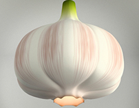 Garlic lamp