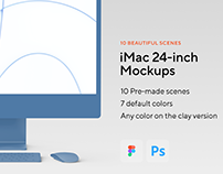 iMac 24-inch Mockups