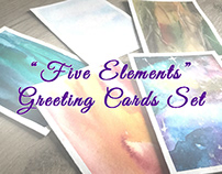"Five Elements" Greeting Cards Set