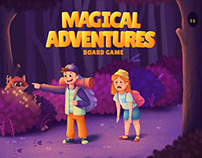 Magical adventures. Board game