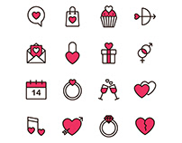 Free Valentine Icons Set