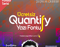 Quantify Yazı Fontu #ücretsizindir (Afiş, Logo