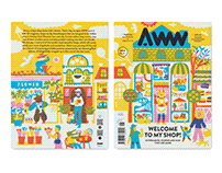 AWW Magazine Issue 6 Cover Illustration