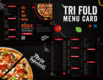 Tri Fold Restaurant Brochure | Menu Design