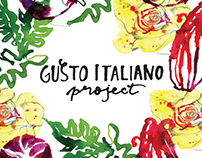 Gusto Italiano / Illustrated Organic seed label
