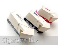 Cigarette box packaging