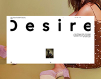 Desire. Product, branding, and web design
