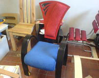 Red Blue Chair