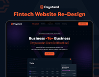 Paystand - Finance Website Redesign