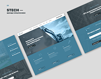 Logo & Website for the company STECH.